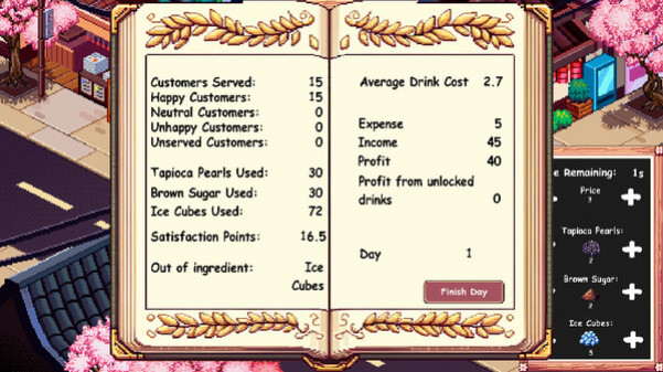 Игра Boba Bar: Bubble Tea Tycoon, скриншот