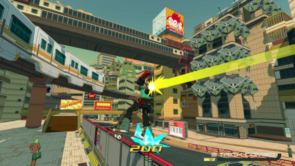 Игра Bomb Rush Cyberfunk, скриншот