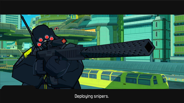 Игра Bomb Rush Cyberfunk, скриншот