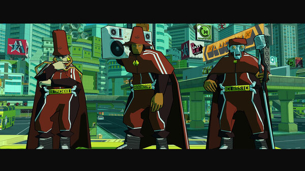 Игра Bomb Rush Cyberfunk, скриншот