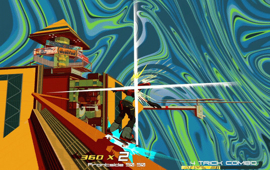 Игра Bomb Rush Cyberfunk, скриншот