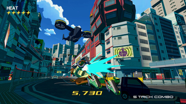 Игра Bomb Rush Cyberfunk, скриншот