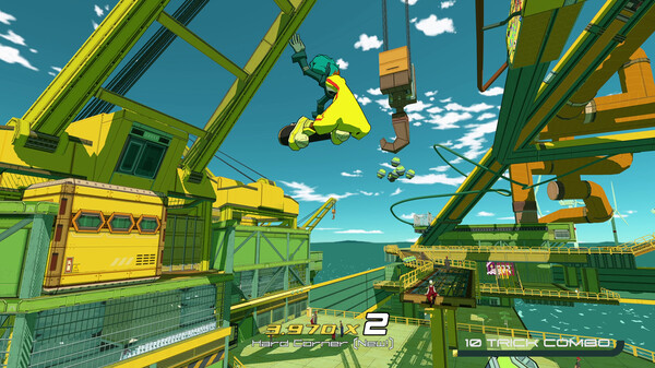 Игра Bomb Rush Cyberfunk, скриншот