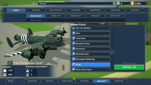 Игра Bomber Crew Skin Pack 2, скриншот