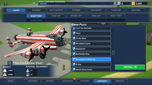 Игра Bomber Crew Skin Pack 2, скриншот