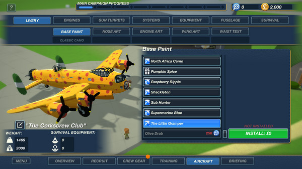 Игра Bomber Crew Skin Pack 2, скриншот