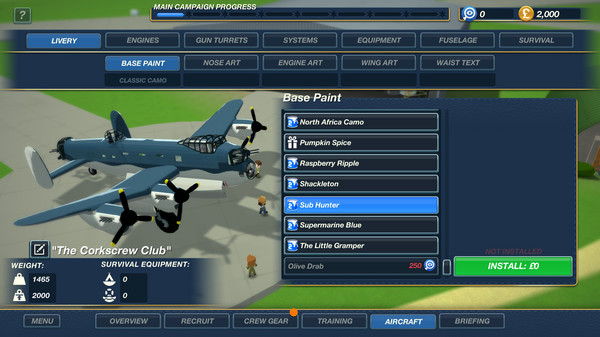 Игра Bomber Crew Skin Pack 2, скриншот