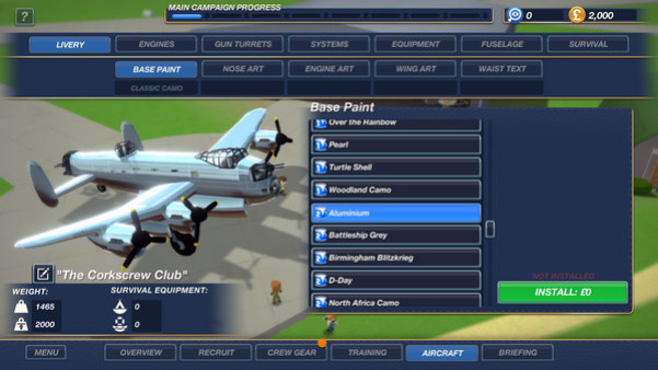 Игра Bomber Crew Skin Pack 2, скриншот