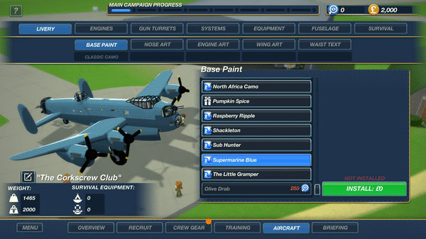 Игра Bomber Crew Skin Pack 2, скриншот