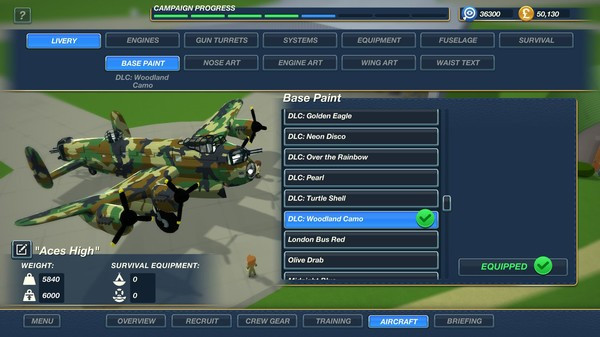 Игра Bomber Crew Skin Pack, скриншот
