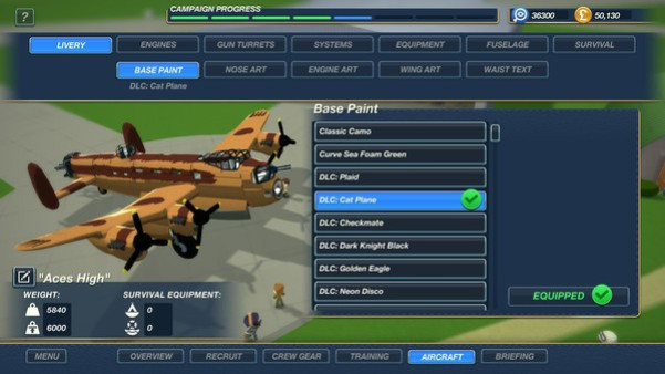 Игра Bomber Crew Skin Pack, скриншот