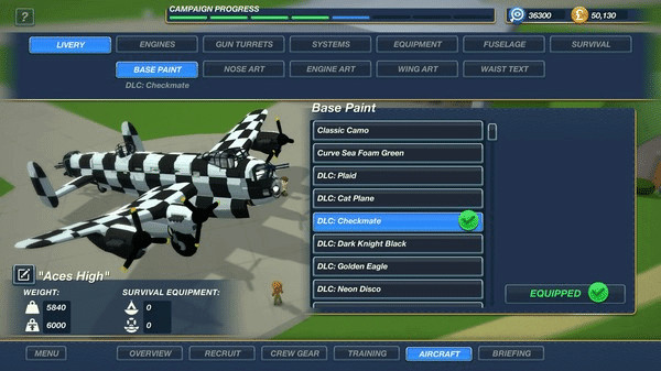 Игра Bomber Crew Skin Pack, скриншот