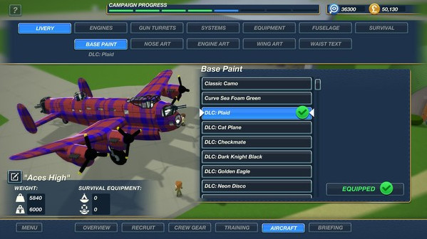 Игра Bomber Crew Skin Pack, скриншот