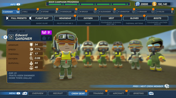 Игра Bomber Crew: USAAF, скриншот
