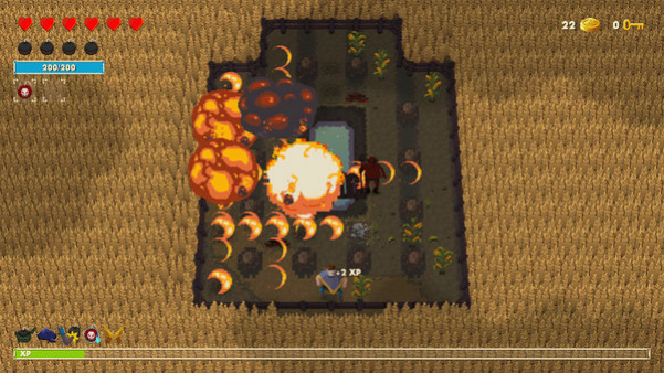 Игра Bombslinger, скриншот