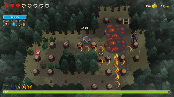 Игра Bombslinger, скриншот