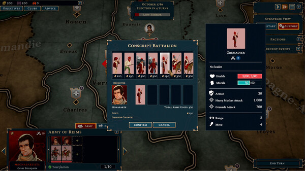 Игра Bonaparte - A Mechanized Revolution, скриншот