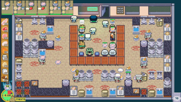 Игра Bone's Cafe, скриншот