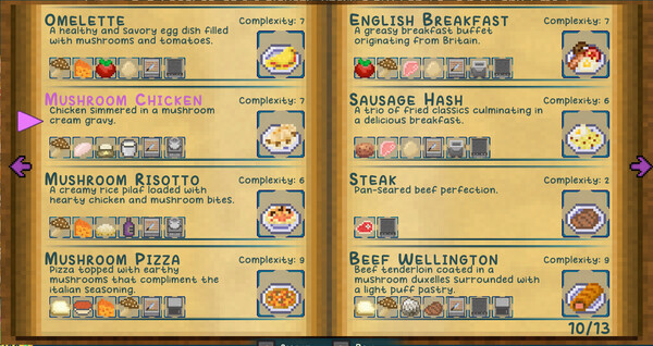 Игра Bone's Cafe, скриншот