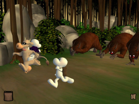 Игра Bone: The Great Cow Race, скриншот