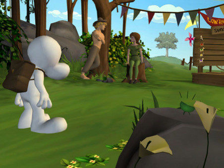 Игра Bone: The Great Cow Race, скриншот