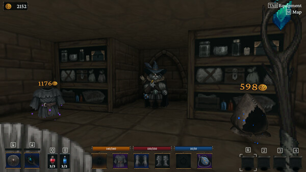 Игра Bonehold, скриншот