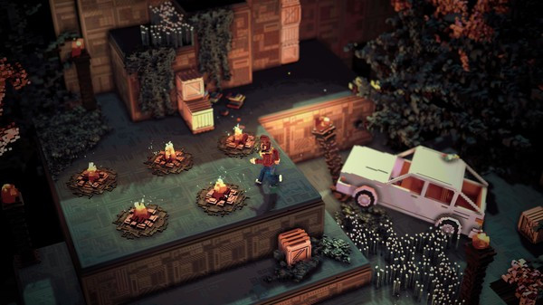 Игра Bonfire Peaks, скриншот