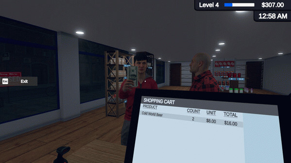 Игра Booze Shop Simulator, скриншот