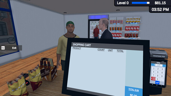 Игра Booze Shop Simulator, скриншот