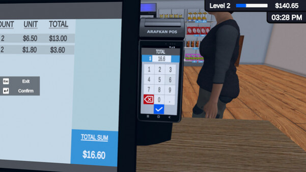 Игра Booze Shop Simulator, скриншот