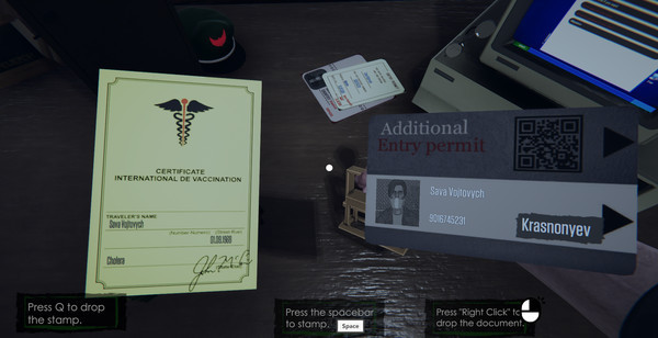 Игра Border Officer, скриншот