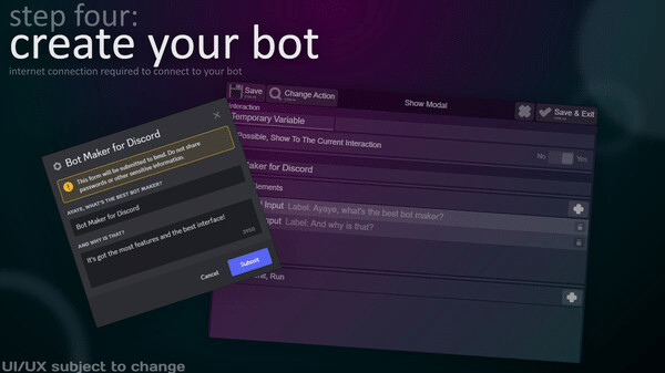 Игра Bot Maker For Discord, скриншот