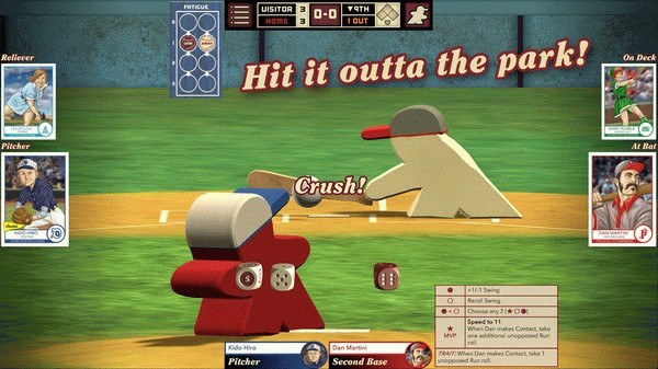 Игра Bottom of the 9th, скриншот