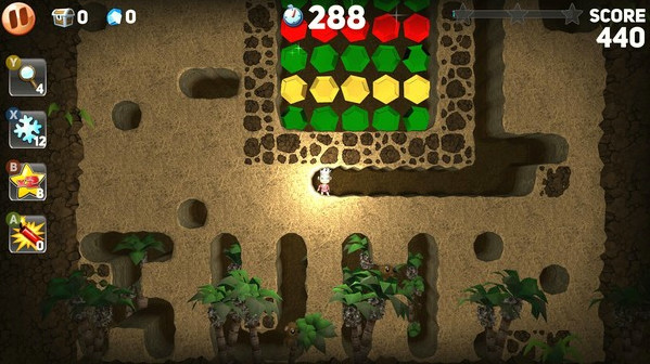 Игра Boulder Dash Deluxe, скриншот