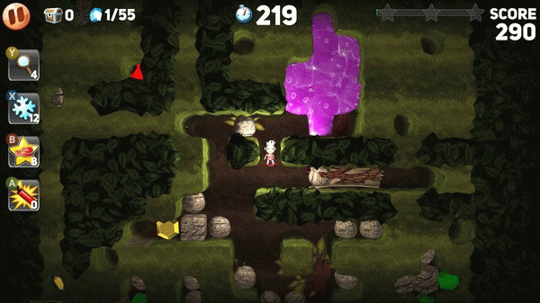 Игра Boulder Dash Deluxe, скриншот