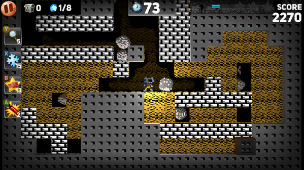 Игра Boulder Dash Deluxe, скриншот