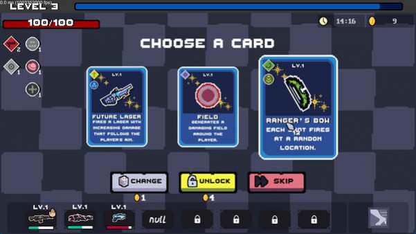 Игра Bound Survivor, скриншот