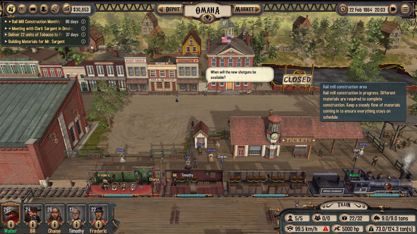 Игра Bounty Train - New West, скриншот