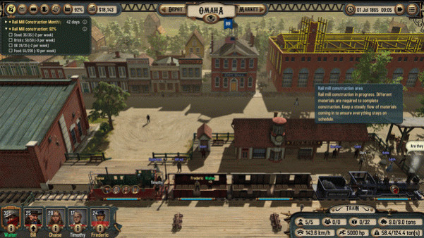 Игра Bounty Train - New West, скриншот