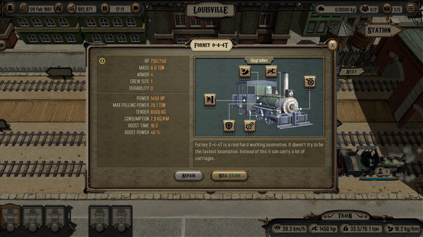 Игра Bounty Train, скриншот
