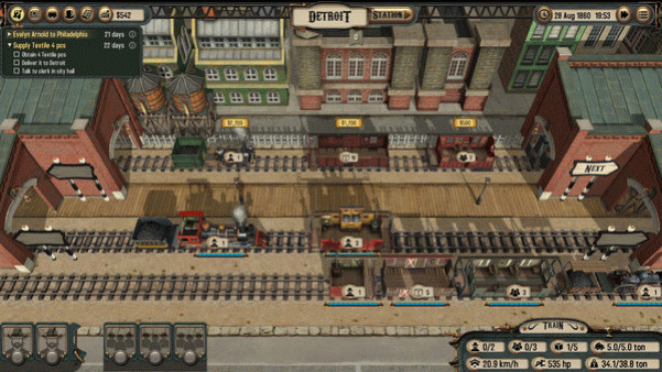 Игра Bounty Train, скриншот