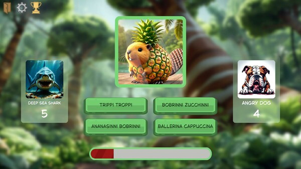 Игра Brainrot: Animal Quizzes, скриншот