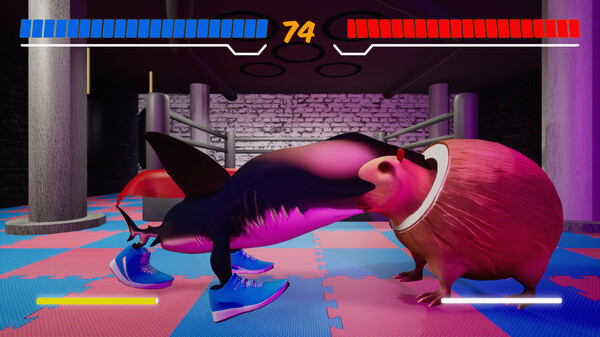 Игра Brainrot Animals Fighting, скриншот