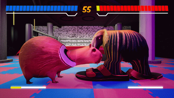 Игра Brainrot Animals Fighting, скриншот