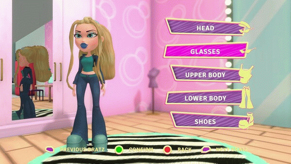 Игра Bratz: Блесни стилем, скриншот