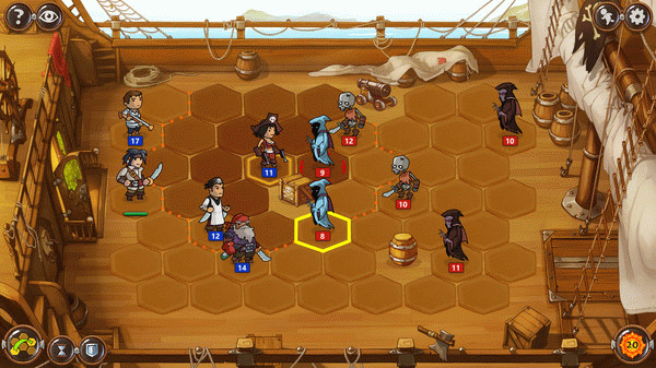 Игра Braveland Pirate, скриншот