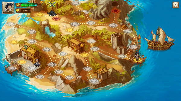 Игра Braveland Pirate, скриншот