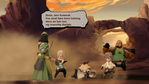 Игра BRAVELY DEFAULT FLYING FAIRY HD Remaster, скриншот