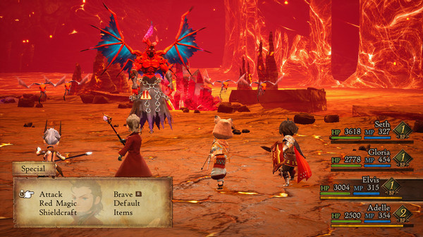 Игра BRAVELY DEFAULT II, скриншот