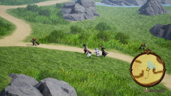 Игра BRAVELY DEFAULT II, скриншот